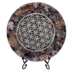 Flower of Life Silver Energy Disk