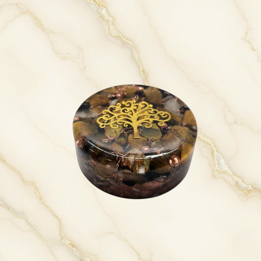 Tiger’s Eye Harmonic Field Puck