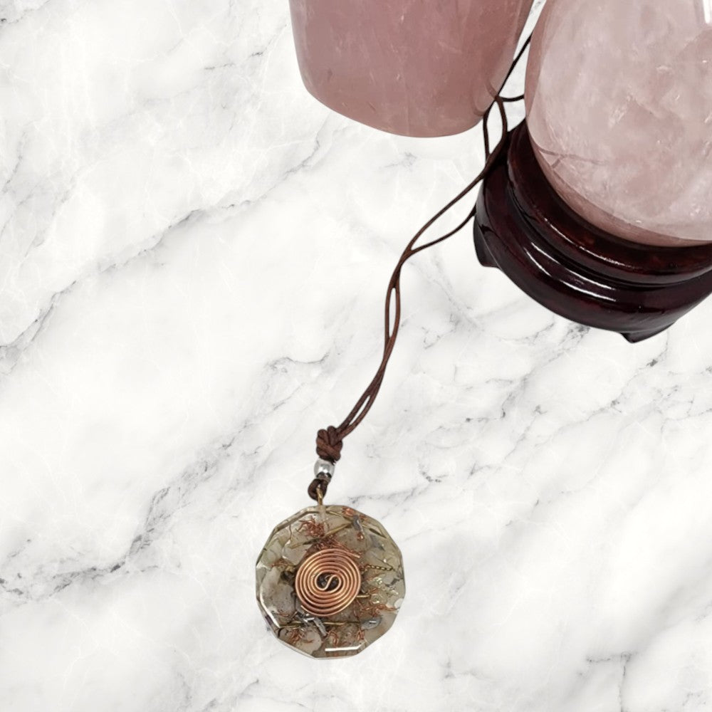 Om Flower Resonance Pendant