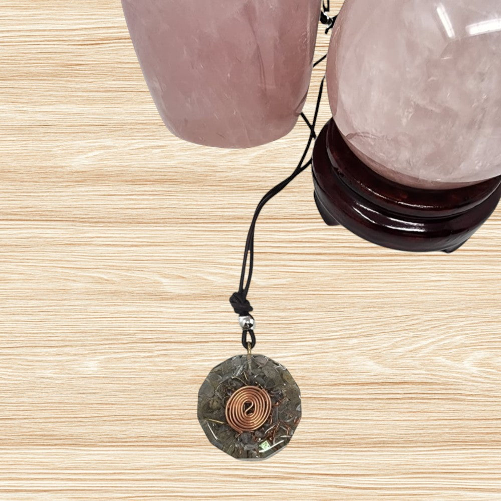 Cross Protection Orgonite Pendant