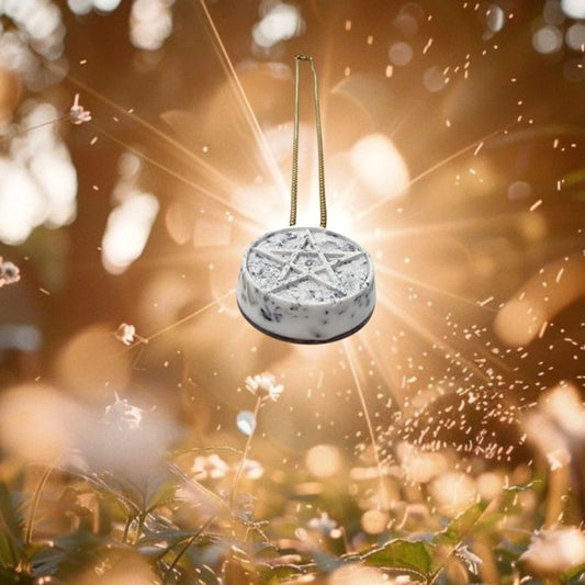 3D pentagram orgonite pendant