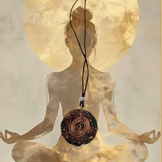 Heart Glow Orgonite Pendant