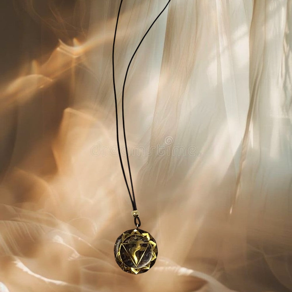Solar Power Orgonite Pendant