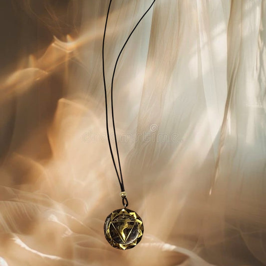 Solar Power Orgonite Pendant