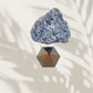 Hexagonal Purple Orgonite pyramid