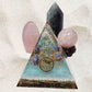 Amazonite Flower of Life Pyramid