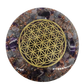 Flower of Life Golden Energy Disk