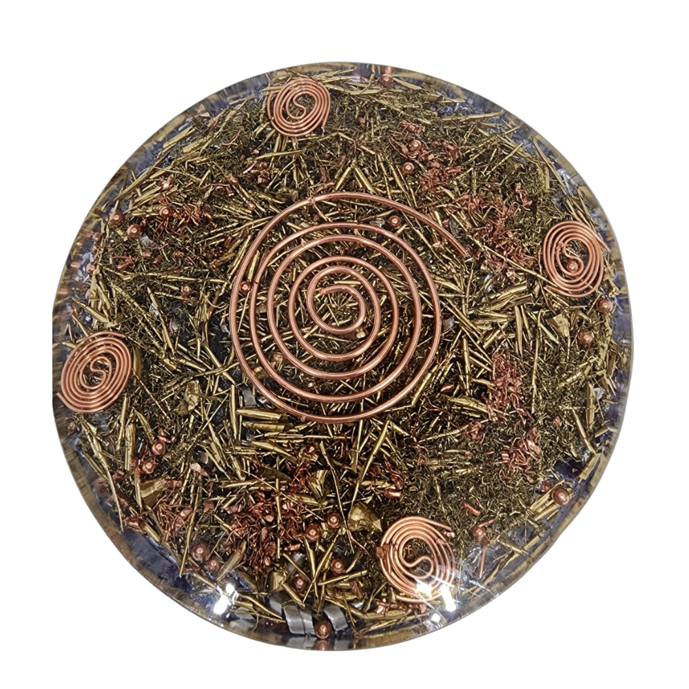 Flower of Life Golden Energy Disk