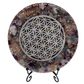 Flower of Life Silver Energy Disk