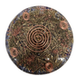 Flower of Life Silver Energy Disk