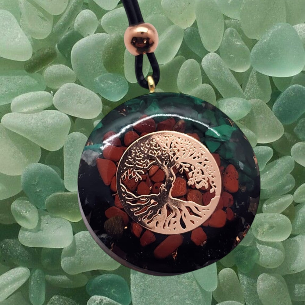 Tree of Life Copper Orgonite Pendant