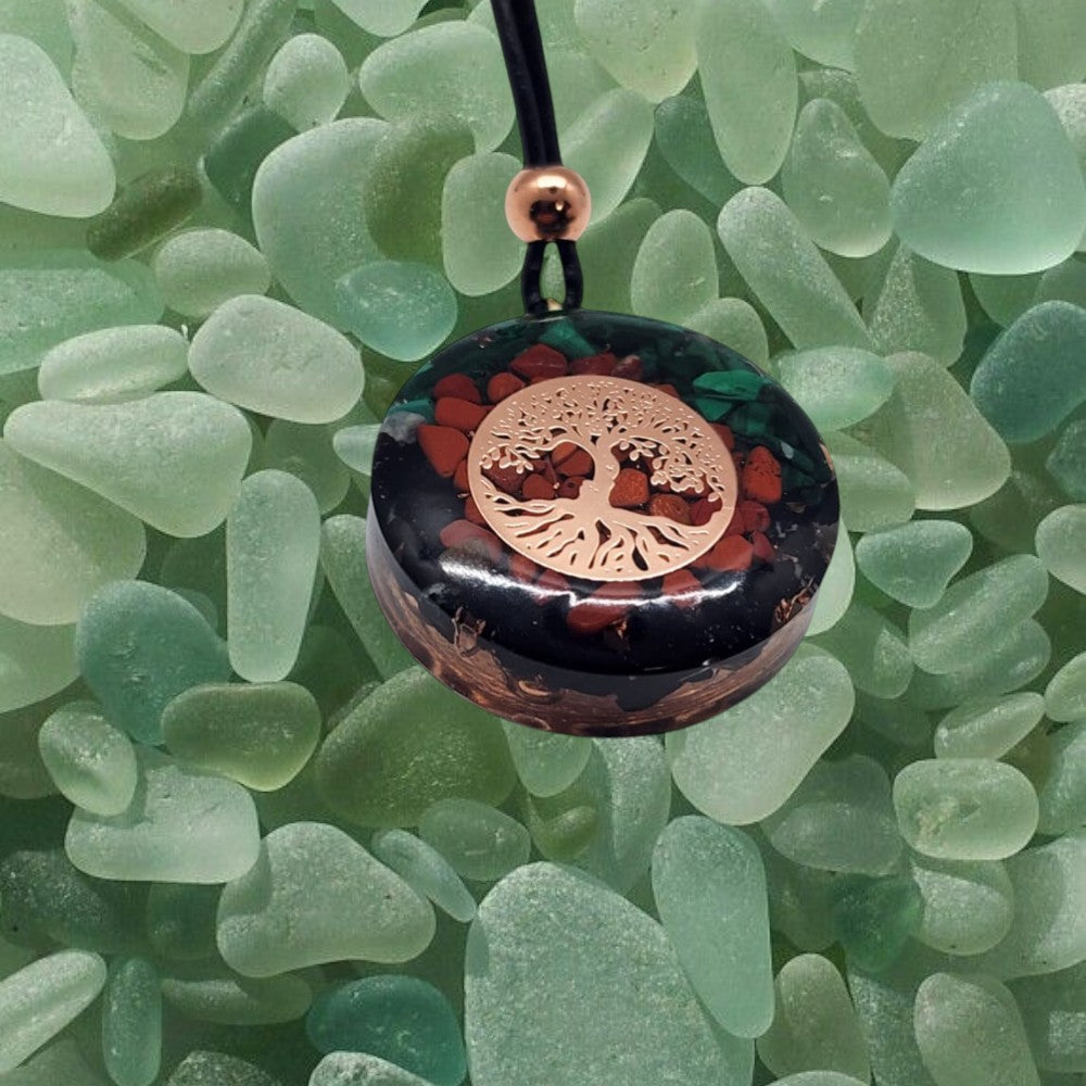 Tree of Life Copper Orgonite Pendant