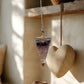 Amethyst & Rose Quartz Round Orgonite Pendulum