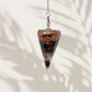 Shungite Blend Hexagonal Orgonite Pendulum