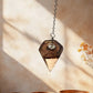 Lepidolite Hexagonal Orgonite Pendulum
