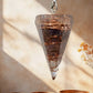 Lepidolite Hexagonal Orgonite Pendulum