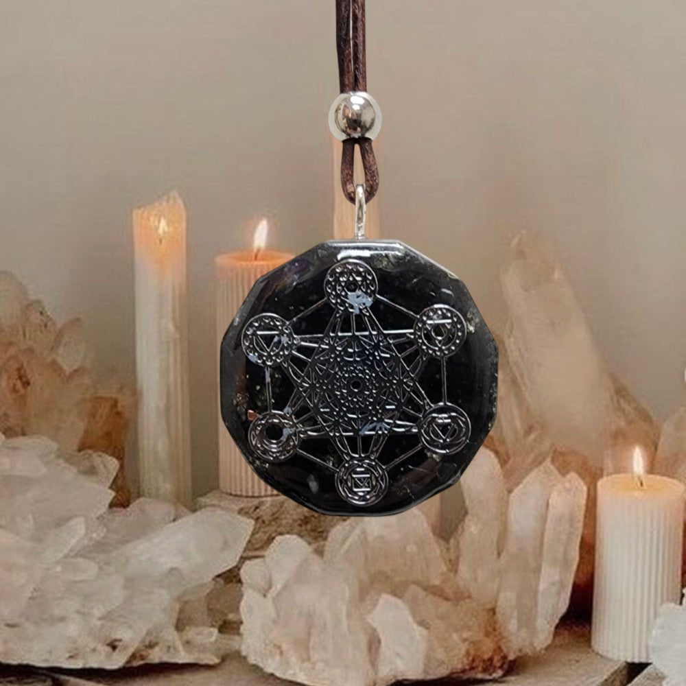 Metatron Shield Orgonite Pendant