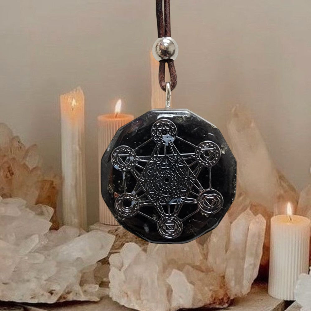 Metatron Shield Orgonite Pendant