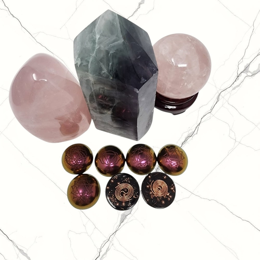 Quantum Round Chakra Alignment Set