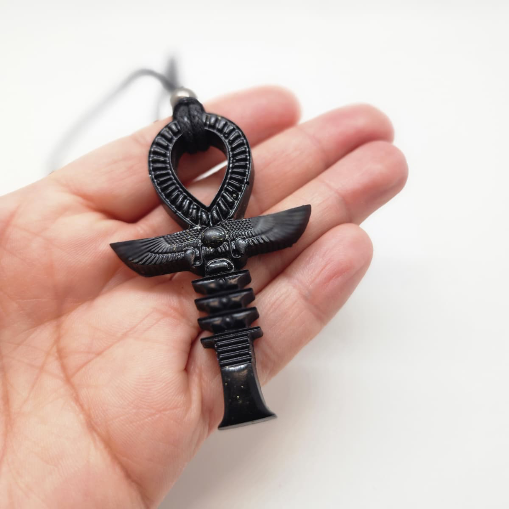 Ankh Eternal Shield 3D Orgonite Pendant
