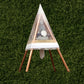 Larimar Light Chamber – Copper Crystal Healing Pyramid