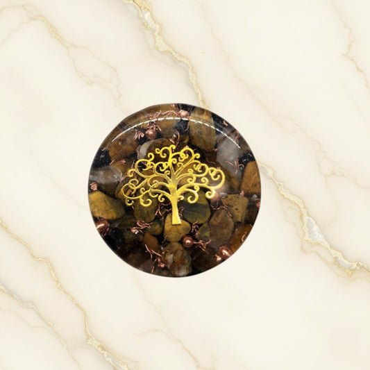 Tiger’s Eye Harmonic Field Puck