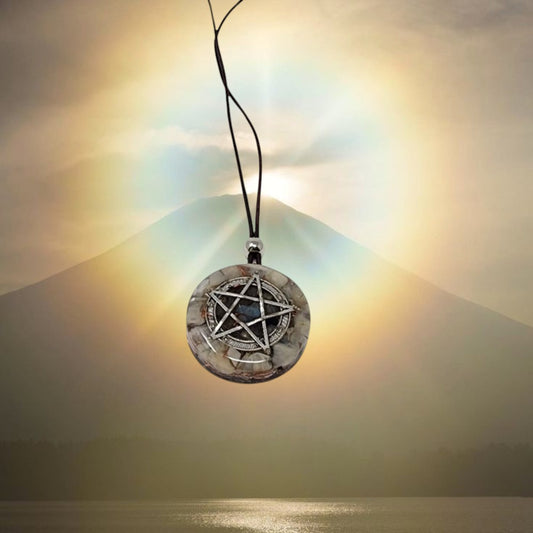 Pentagram Protection Orgonite Pendant