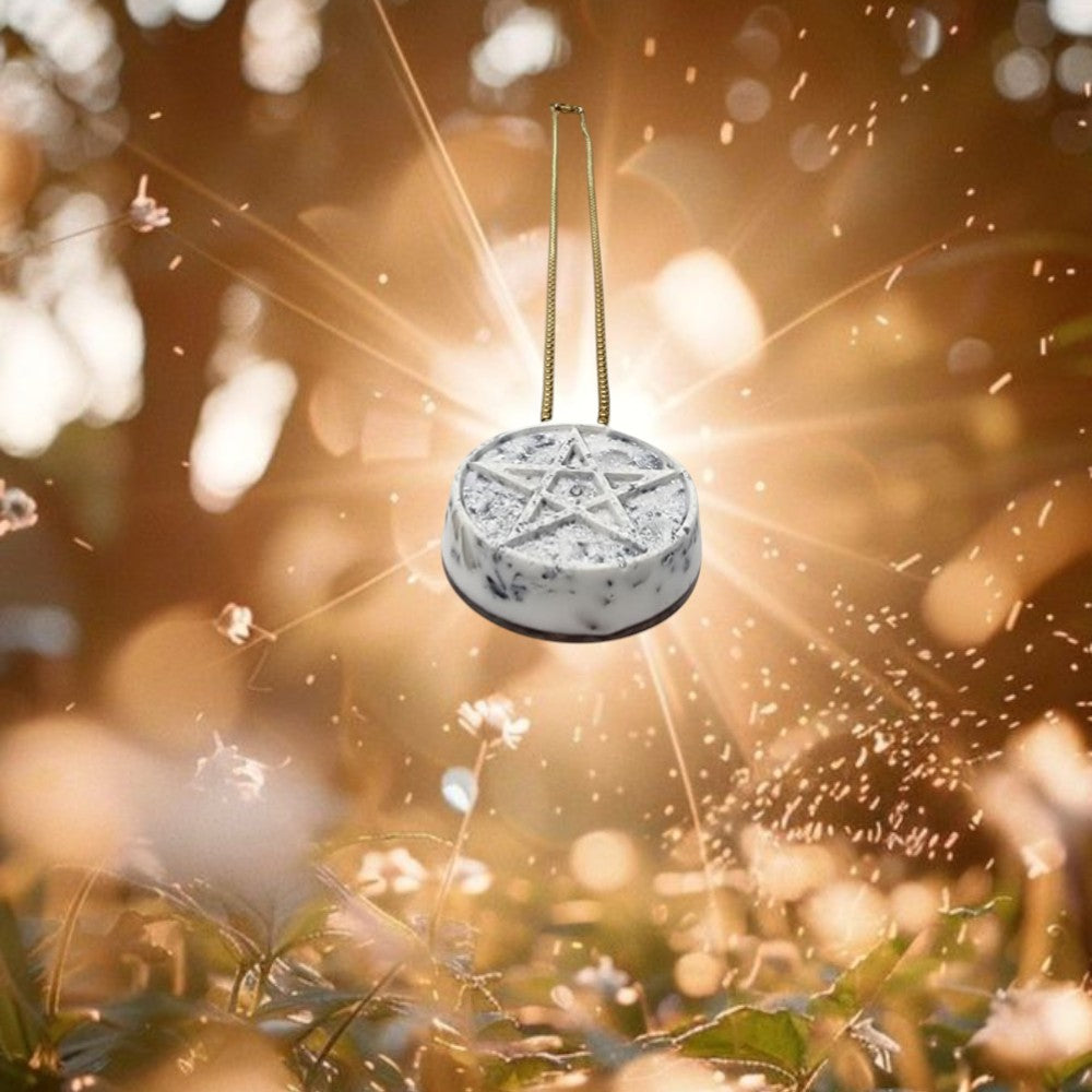 3D pentagram orgonite pendant