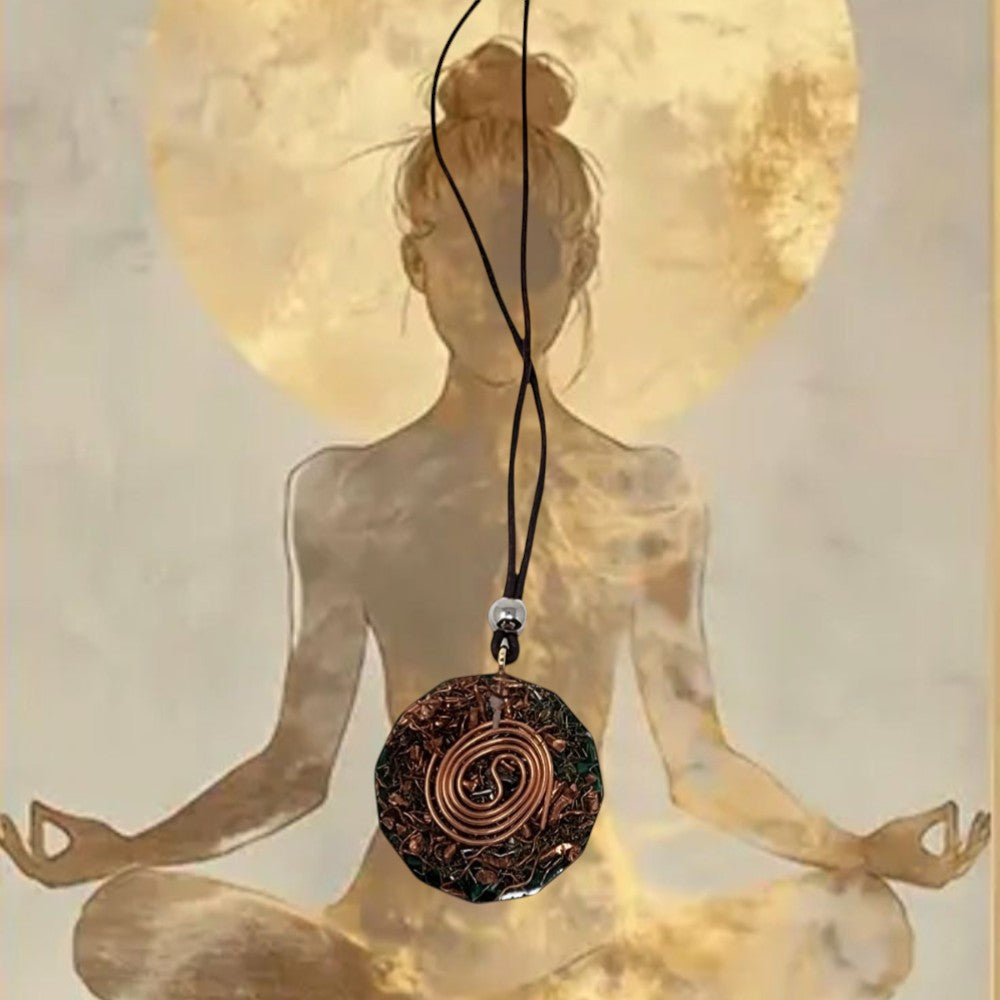 Heart Glow Orgonite Pendant