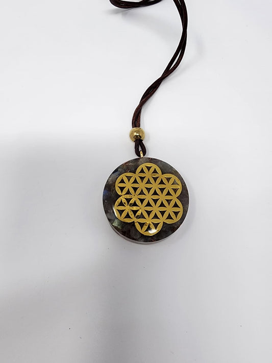 Flower of Life, labradorite